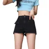 Jeans de femmes jeans denim court jean spicy girl design haut taille taille pour femmes été coréen mince et polyvalente