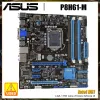 Материнские платы Asus p8h61m Материнская плата LGA 1155 Материнская плата DDR3 16GB 1333MHz Intel H61 Чипсет USB2.0 SATA2 VGA DVI PCIE X16 Слот для i7