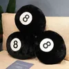 Pluche poppen 35/50 cm gesimuleerde biljart 8-ball plush kussen gevulde zacht speelgoed 8-ball pool speler mat indoor sport creatief cadeau j240410