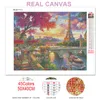 EverShine 5D Diamond Painting Street Cross Stitch Diamond Embroidery Landscape Full Square Mosaic Paris Handmade Hobby