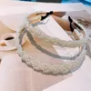 Koreaanse versie high-end retro kleine geurige stijl handgemaakte visstring, heldere parel etnische serie bruid haar hoepel haarclip accessoires