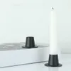 4st Metal Candle Holder Dekorativ ljusstake Kolumnplatta Pedestal Ljus Stand för vaxljus Spa Bröllopsfödelsedagar Fest
