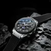 Montres-bracelets Chenxi Top Montres pour hommes Sports de mode Fashion Sports imperméables Chronographe Lumineux Moon Phase Horloge masculine