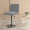 Tabouret de tabouret de bar couvercle velours basse chaise arrière casse de siège élastique couverture de chaise de levage rotatif couleurs de protecteur de salle à manger massif