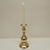 50 stcs) Decoratieve kandelaar Goud Goud trouwtafel Centerpieces Mental Chorme Candle Holders Candle Stick Holder QQ533