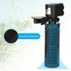 3 in 1 silenzioso filtro per acquario silenzioso sommergibile pompa di ossigeno interno acqua di spugna con spray di pioggia per l'aumento dell'aria del serbatoio del pesce