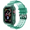 40mm 44mm för Apple Watch Replacement Strap Tremparent rem för män Kvinnor Rensa färgglada smarta klockband för Apple Iwatch