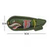 3D PVC Airplane F Bomb Military Patch Tactical Badges Combat Rubber Bullet Patches For Clothing Backpack Bags