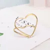 Table Number Holder 2 Colors Card Stand Mini Heavy Duty Sturdy Double Layer Heart Shape Card Stand