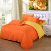 مجموعات الفراش Pol Ester Sanding Solid Solid Cover Cover Cover Pledched Pillowcase Palow Set Decoration Bedroom 39 Colors 5 Sister