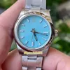 8 ألوان EWF Wristwatches سيدة الساعات 277200 31mm x11mm اللون الوردي الأخضر الأصفر مقاوم للصدأ eta 2232 الحركة الميكانيكية التلقائية L270L