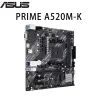 마더 보드 New AMD Ryzen 5 5600+ASUS Prime A520MK 소켓 AM4 마더 보드 DDR4 64GB PCIE 3.0 M.2 SATA 6 GBPS A520 메인 보드 AMD CPU SUIT