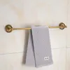40/50 cm antieke koperen handdoekrek muur gemonteerd badkamer handdoekhouder plank enkele staaf bar handdoek Organizer Hanger Huisbenodigdheden