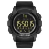 Watches North Edge AK Men Smart Watch Standby Time Smartwatch Stopwatch Pedometer Distance Calory Militärklocka Vattentät 100m larm