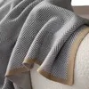 Couvertures nordiques en tricot-tricot couverture de canapé décoration couverture décontractée couverture douce pour les lits Boho Decor Bedpread chaud grand châle