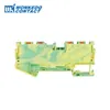 PT4-Qu-Pe Push-In Ground Din Rail Terminal Block 2-in 2-Out Strip Plug Pt 4 Quattro PE-draad Elektrische connector PT 4-Qu-Pe