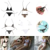 1: 6 Schaal Bikini -kleding beha ondergoed Lingerie Set voor Barbie Doll Girls Female Body Model Accessoires