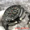 Exciting AP Wrist Watch Royal Oak Offshore Series Mens Automatic Machinery Swiss Watch Waterproof Night Light Date Display Business Leisure 26400