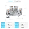 PTTB 2.5-PV Double Level Equipotential Bonder Din Rail Terminal Block 2.5 mm² Push-In Wire Electrical Connector PTTB2.5