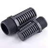 1/2" ~2" Male Thread UPVC Aquarium Water Pump Filter Fish Tank Water Inlet Filter PVC Pipe Connector Permeable Cap Strainer Mesh