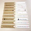 50 stcs 7x1.5 cm papier multi-style patroon cadeau hang tag bedankt rode hart lange vorm bruiloft feest decor labels kaart