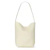 Luksurys The Row Lunch Box Torba Women White Half Moon Designer Bag Park Tote TOMPER torebka wiadro pochette torby man