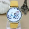 Orologi da polso in bicicletta in bicicletta da donna guardano jean tessuto in pelle vestito da donna da donna casual orologio relogio femminino