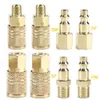 1/4" NPT Male Plug Air Hose Connector Quick Pneumatic Fitting Industrial Air-operated Tool Compressor Set Solid Brass New