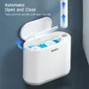 Einweg -Toilettenbürste mit Reinigungsflüssigkeit für Badezimmer -Toilettenwand montiertem Langgang Ersatzpinselkopfreiniger Set
