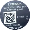 パッドSunon EG75070S11C100S9A THER7GK5M61411 GK5MP6O HEATSINK RADIATOR用の新しいオリジナルCPU冷却ファンクーラー