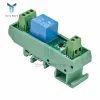 Module de relais 5V 12V 1 canal avec montage DIN Mount SRD-05VDC-SL-C SRD-12VDC-SL-C 10A 250VAC Relais PNP NPN compatible 1NO 1NC