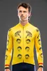 Giacche per ciclismo Hunter Maglie a maniche lunghe in pile termica invernale Chaquetas de Ciclismo Pro Team High Quailty Warm Bike Clothing