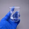 1-pièce 5 ml à 200 ml de laboratoire de laboratoire Borosilicate Borosilicate Berceur à la chaleur Échelle de laboratoire de tasse à l'échelle de la chaleur