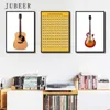 Guitar Shee Music Poster Gitarrenakkord -Chart Fifths Scales Leinwand Malkunst Bildbild für Wohnzimmer Wohnkultur