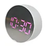 LED Digital Alarm Chloge Fonctionné ou Port de chargeur USB pour chambre / mur / voyage avec alarme, calendrier et fonction miroir