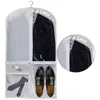 Storage Boxes Smooth Zipper Clothes Bag With Hanging Hole Moistureproof Convenient 4 Grids Shop Dustproof