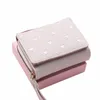 Женская кошелька Tri Plot Card Bag PU Multi Objects Pocket Короткие вышитые съемки любви корейский минималистский минималистский