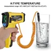 Infraröd termometer 800C Icke-kontakt temperaturmätare Handhållen Fuktighetsmätare LCD Industrial utomhus digital termometer