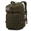 50L Large Capacity Man Army Tactical Backpacks Military Assault Bags Outdoor 3P Molle Pack For Trekking Camping Hunting Bag2462