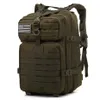 50L Capacidade de grande capacidade Exército Mochilas Táticas Bolsas de Assault Militares Pacote Molle 3p para trekking Bag2462