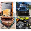 10x lastfriskande ytmontering D -ring Staple Cleat Tie Down Ring Trailers för Vans Trucks Horsebox Boat Ropes Car Fastener Clip