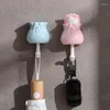 Hooks 1pcs Creative Lucky Bag Hook Strong Adhesive Punch-Free Cute Hallway Key Sticky Storage Hanger Behind The Door