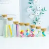 12pcs bijoux emballage Appareil Test Tube Festival Festival Cradons artisanat Viaux réutilisables Hyaline Vitreous Ornaments Bottle Glass Flacs