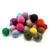 Round Wool Felt Balls for DIY, 100% Wool Pompoms, Handmade Sewing Craft for Home, Girls Room, Wedding Decor, No Foam, 10PCs