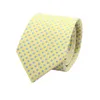 Coules de cou Lyl 7cm Business jaune Dot Business Mens Tie Luxury BONUS IMPRESSION CADEAU ÉLÉGANT MASSE FORM