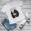 Harajuku Kawaii Cavalier Kralı Charles Spaniel Hayvan Baskı T-Shirt Kadın Sevimli Yaz Üst Tees Kadın Beyaz T Shirt