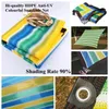 Colorful Anti-UV HDPE Shading Net Garden Succulent Plant Sunshade Net Outdoor Swimming Pool Sun Shade Cloth Pet House Awning