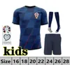 2024 EURO COP CROATIA Soccer Jersey New 2024 Croatie National Team 24 25 Camisa de futebol Homens Kit Kit Set Home White Away Men Blue Men Uniforme