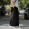 メンズジーンズの男性ワイドレッグズボンパンツファッションカジュアルプラスサイズゆるい弾性ウエストストリートウェア特大のヒップホップ2024