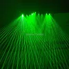 2 in 1 Multi-line Green Laser Gloves With 4pcs Laser LED Stage Gloves For LED luminous Costumes Show Festive party supplies